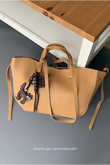 Mupa Shoes Camel Women's Shoulder Bag - Double Strap