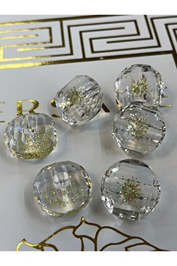 ODDA TASARIM ATÖLYESİ Crystal Design Slide 22 mm (Plastic) Button