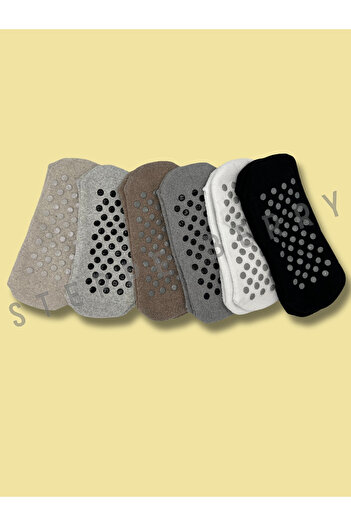 STEPPE BERRY Pack of 6 Women's Pilates Yoga Socks