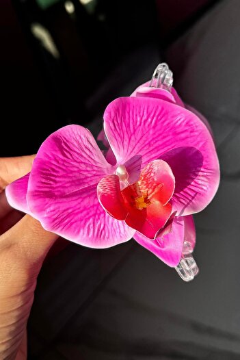 TAKIŞTIR Fuchsia Color Aloha Orchid Latch Buckle