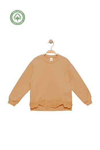 Divonette Girl's 100% Cotton Embroidered Sweat - Children's Clothing