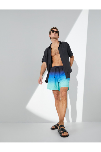 Koton Color Blocked Pocket Swim Shorts - Δαντέλα στη μέση