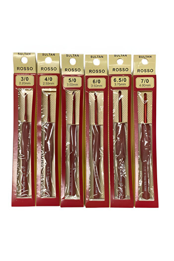 Sultan Rosso Red Tığ Seti (2,2-2,5-3,0-3,5-3,75-4,0 MM) Sltros