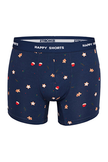 Happy Shorts Retro Pants Xmas Retro-boxer Retro-shorts Unterhose