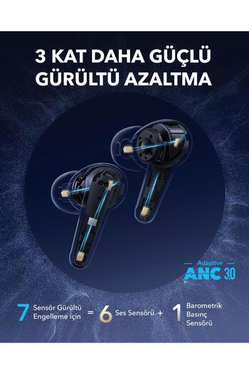 Anker Soundcore Liberty 4 Pro Aktif Gürültü Önleyici Kablosuz Kulaklık - Ipx5 - Parlak Siyah - A3954