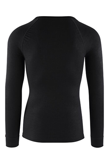 Blackspade Thermounterhemd Thermal Longsleeve - O-Neck Thermo-Oberteile Langarm Thermo-Unterhemd