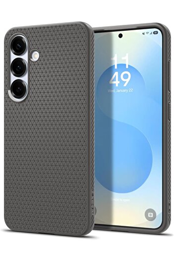 Spigen Liquid Air designed for Samsung Galaxy S25 PLUS case - Marble Gray