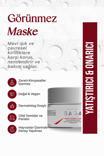 Baga Blue Light and Environmental Pollution Protection Intelligent Invisible Mask
