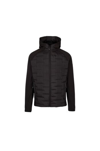 Trespass Heber- Hybrid Hoodie Men's Black Sweatshirt Men's Sweatshirt Matoswtr0024