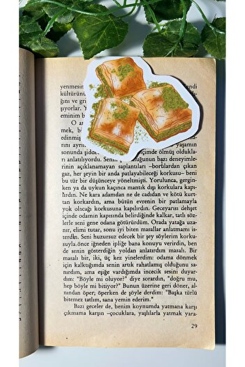 Handeto Kraft Semn de carte magnetic Baklava Semn de carte cu magnet