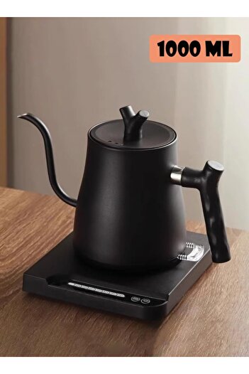 TOSCANA U 1L Electric Kettle 1000W Pour Over Coffee Tea Kettle 304 Stainless Steel