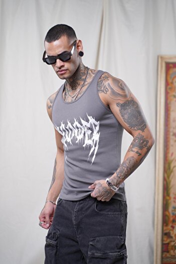 king brich Printed Flexible Slim Fit Men's Athlete Undershirt