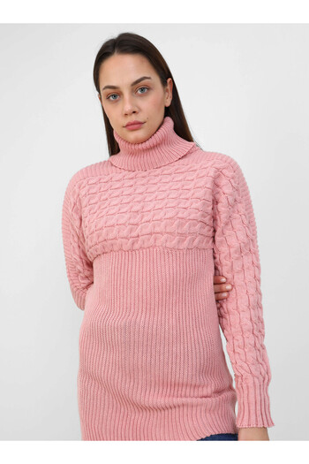 Por La Cara Knitwear Tunic - Powder - Por La Cara