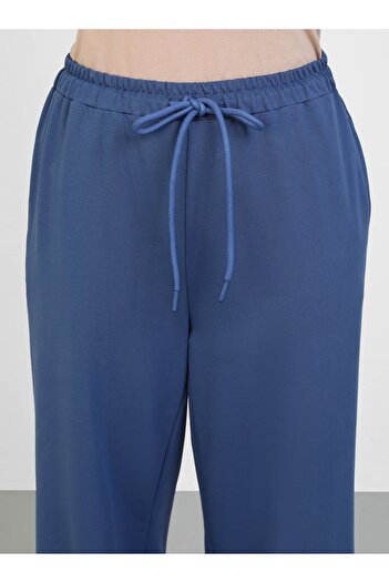 Benin Bol Örme Pantolon- Indigo - Benin