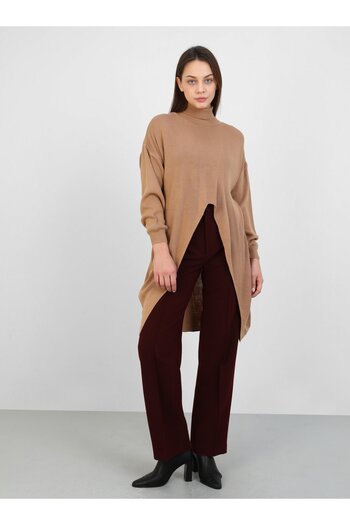 Por La Cara Knitwear Tunic - Biskuvi - Por La Cara