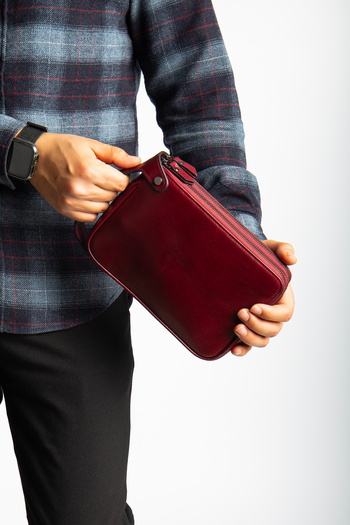 Niki Leather Рауль Шкіряний портфель на блискавці