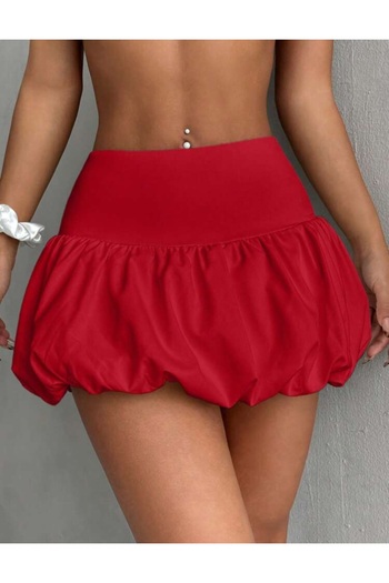 MAROVOAY Super Mini Balloon Skirt
