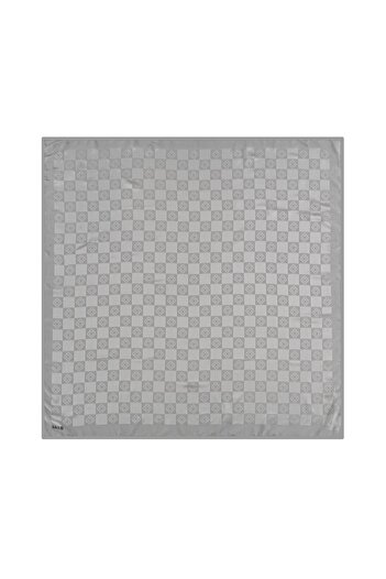 Aker Monogram Checkers Scarf - Light Smoked 972