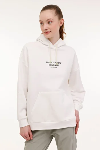 lumberjack Wl Belda 17Ss506 4Pr Ecru Women's Sweatshirt