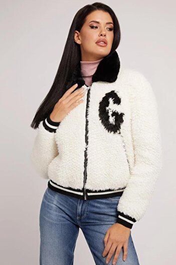 Guess Fıorella Women's Bomber Top - W1BL41WE980