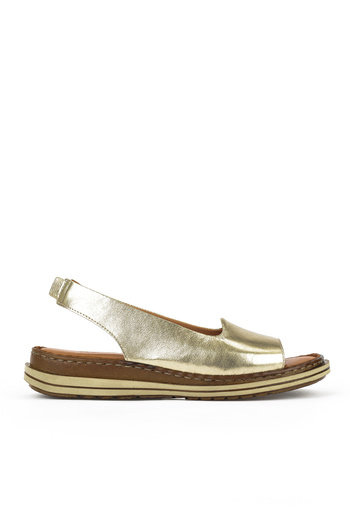 Ziya Genuine Leather Women's Sandals - 1411008 Z016 Gold