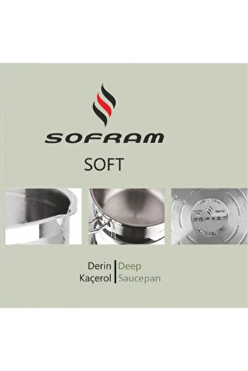 Sofram Stainless Steel Low Pot Size 14 cm