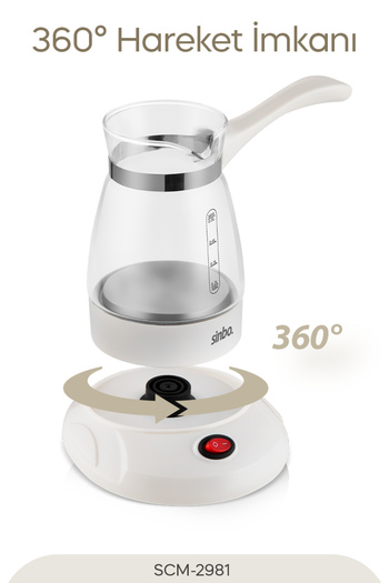 Sinbo Scm-2981 Electric Glass Coffee Pot