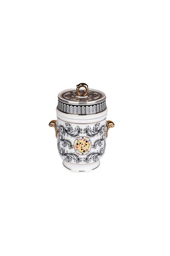 Lucky Art Margery Bone Jar with Handle 22cm
