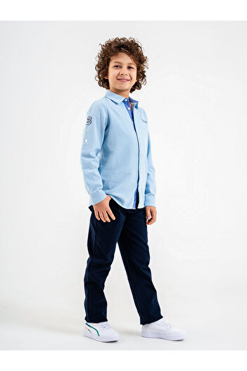 Pierre Cardin Boy's Trousers 10-12 Years Dark Blue