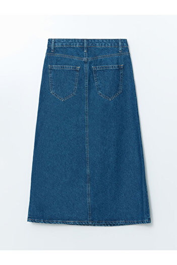LC Waikiki Жіноча джинсова спідниця LCW Vision Standard Fit