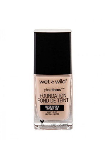WET N WİLD Wet n Wild Photo Focus Foundation Nude Ivory E363C 30ml