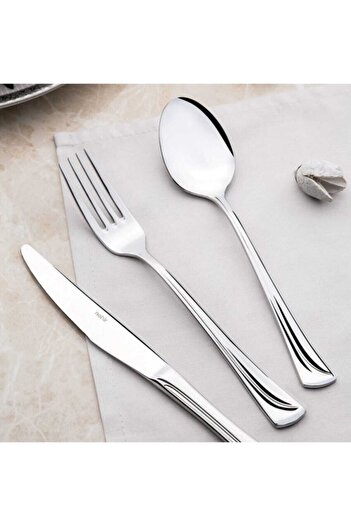 Nehir Maxi Simple 12-Person 72-Piece Boxed Cutlery Set