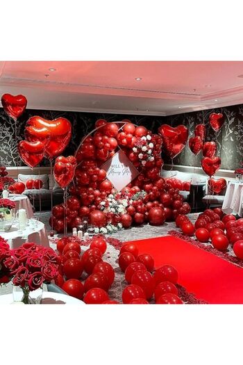 BALON DİYARI 10 Colorful Metallic Balloons - Premium Latex