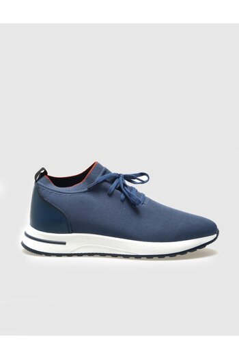 Cabani Milano Knitwear Blue Lace-Up Men's Sports Shoes