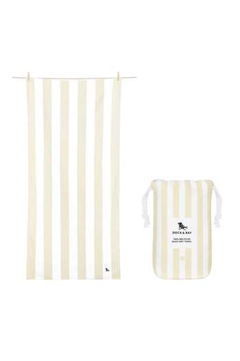 Dock & Bay QUICK DRY TOWELS - BORA BORA BEIGE - LARGE