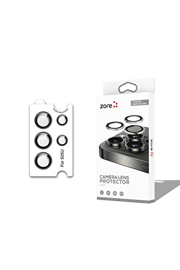 zore Galaxy S25 Ultra Tbc Cl-12 Premium Sapphire Non-Fingerprint Anti-Reflective Camera Lens Protector