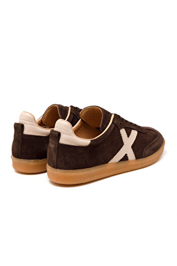 John May Kadın / Kız Sneaker ( Günlük) RC-25Y-088-M-VADE John May Kahve Süet-Bej Deri