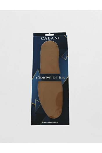 Cabani Deri Kaplamalı Hardal Erkek Tabanlık