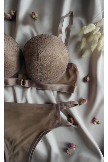 love secret Women's Oyster Mussel Model Bra Panty Set - Stylish and Supportive Underwear