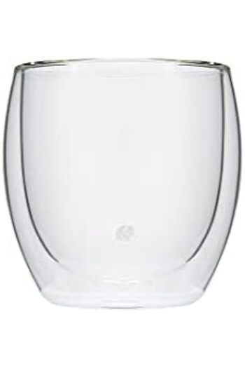 STOREMAX Snshop Glory Double Wall Double Layered Oval Glass Set of 2 - 250 ml 467437