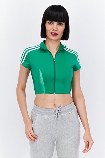 adidas Women Sportswear Fit Training Crop Top, Green