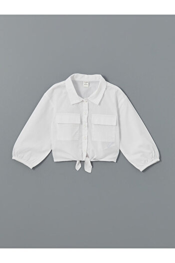 LC Waikiki Long Sleeve Basic Girls' Shirt - S5Aj97Z1