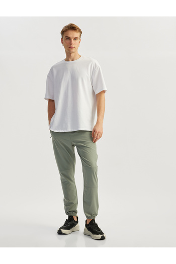 Koton Zippered Pocket Detailed Elastic Waist Parachute Fabric Jogger Sports Sweatpants