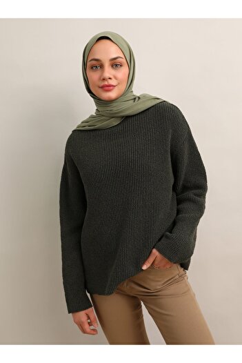 Refka Mink Refka Knitwear Tunic - Special Yarn Detailed