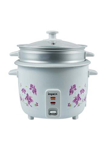 İMPEX Electric Rice Cooker 1.5l 500w - Rc 2802 Drum Cooker Automatic Cooking Measuring Cup, Spoon, Steamer