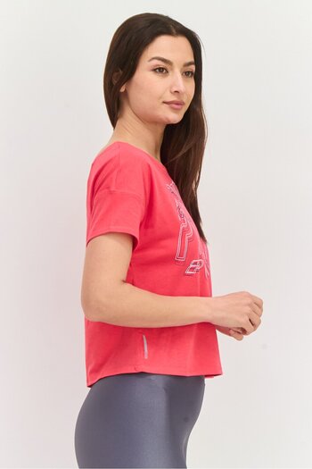 Puma Women Sportswear Fit Short Sleeves Training T-Shirt, Pink