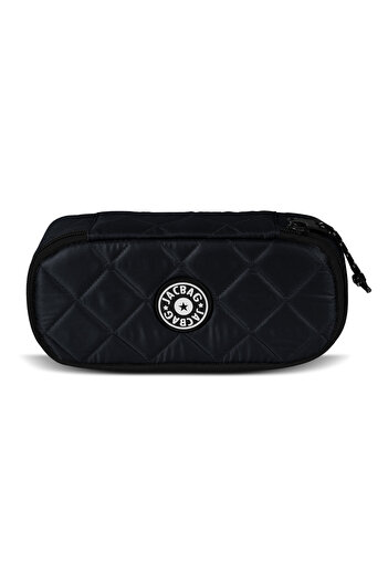 Jacbag Oval XL Soft-Oval Type Large Size Quilted Pencil Case