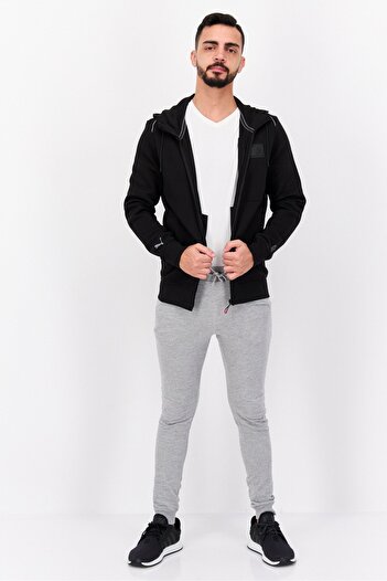 Puma x Scuderia Ferrari Men Sportswear Fit Long Sleeve Outdoor Hooded Sweatshirts, Black