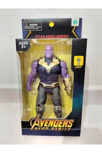 Gülce Design Educational Fun Children's Toy Thanos Avengers Titan Series Light-Up 18cm Figure