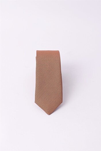Tudors Self-Patterned Plain Men's Gold Tie